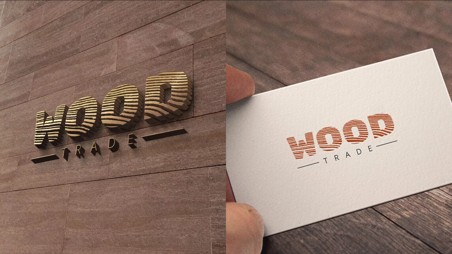 Разработка логотипа для компании «Wood Trade» в Кудымкаре